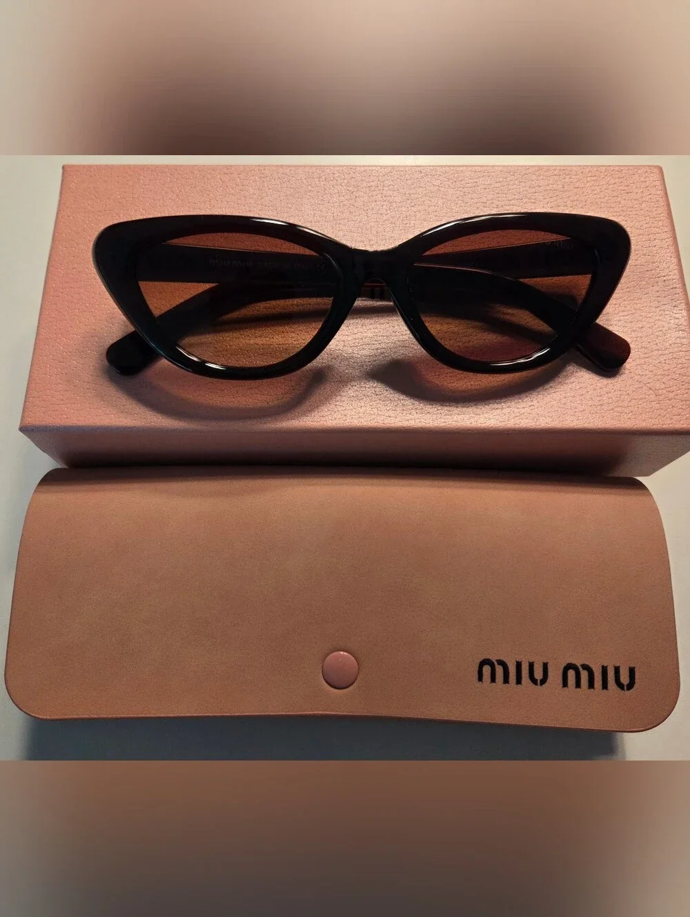 Miu Miu Dark Brown Sunglasses